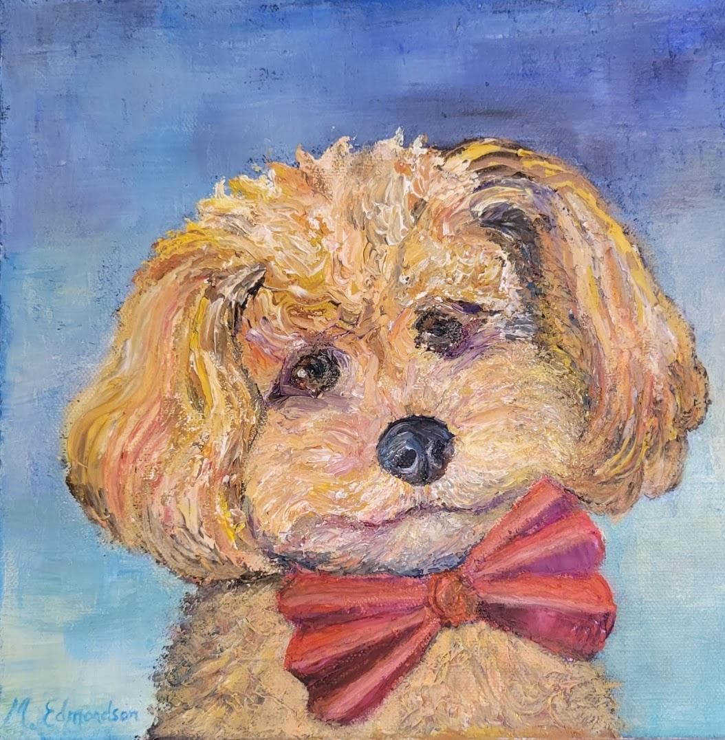 Custom pet portrait example